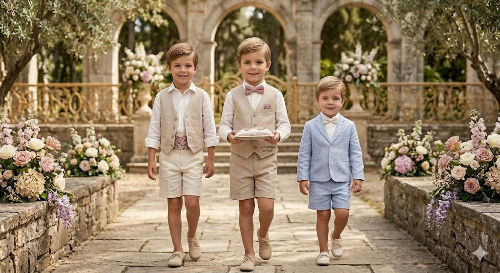 Conjuntos de arras para niño para bodas y ceremonia