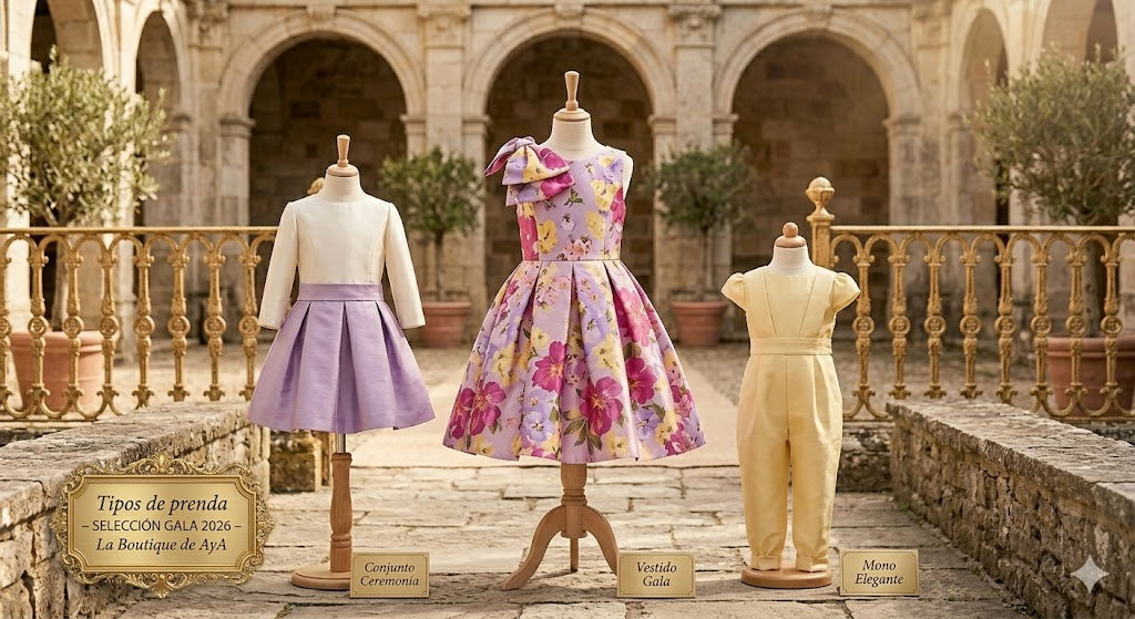 Tipos de Prenda para Ceremonia Niña 2026