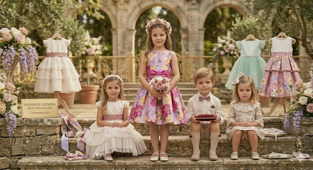 Vestidos de ceremonia para niña 2026 para bodas, comuniones y bautizos