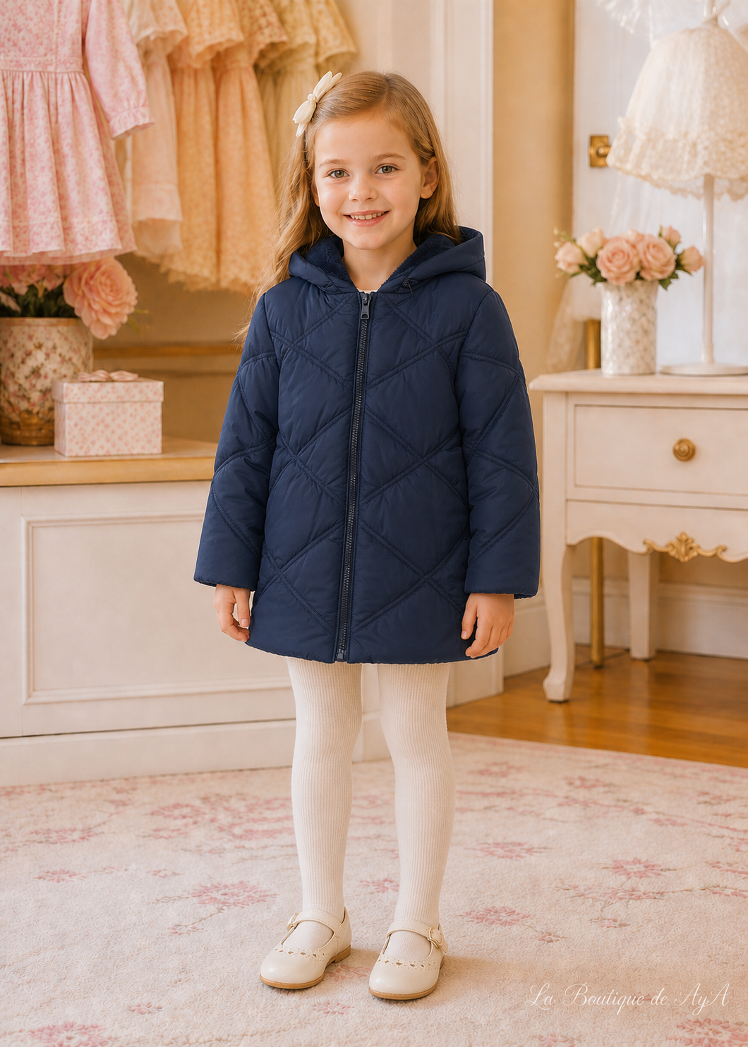 Chaquetón colegial básico Marino Mayoral para niña 00415-061