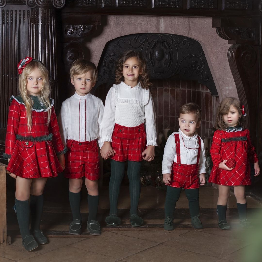 CONJUNTO BEBE NIÑO ROJO MIRANDA 0130 - La boutique de AyA Miranda