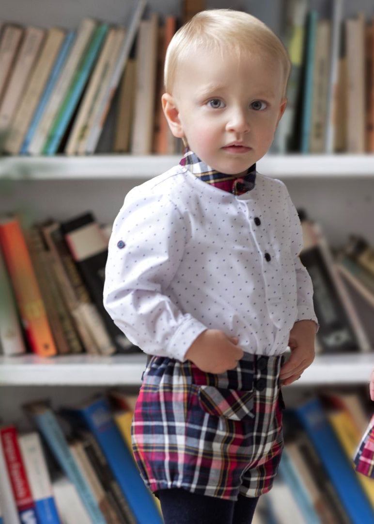 CONJUNTO BEBE NIÑO NAVIDAD MIRANDA 0151 - La boutique de AyA Miranda