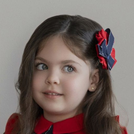 Diadema roja y marino 0233 Miranda - La boutique de AyA Miranda