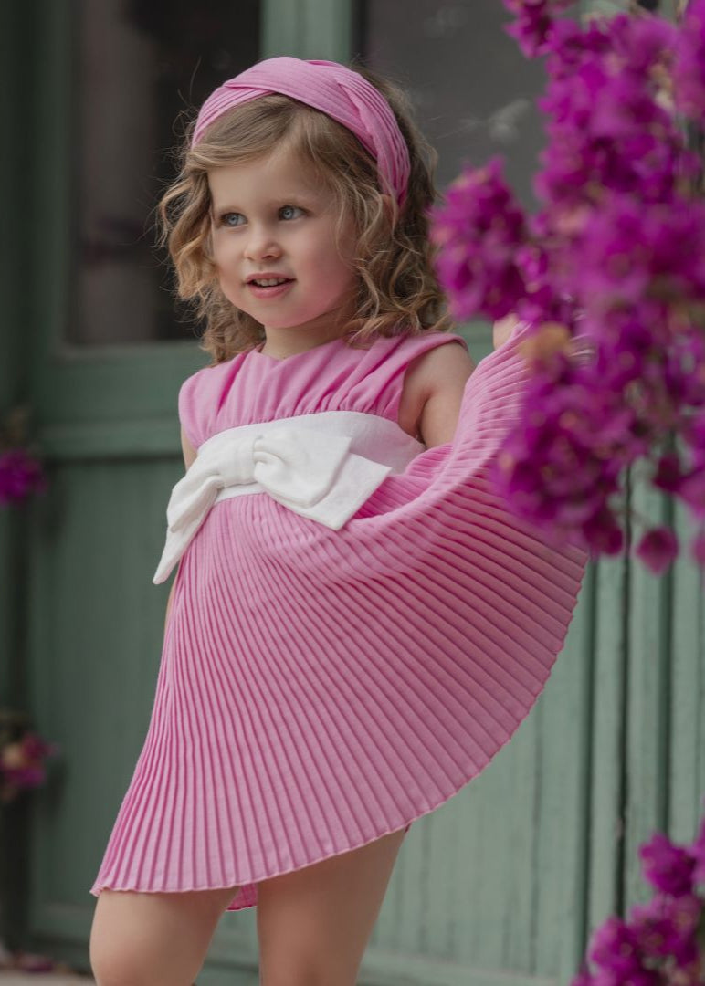 Vestido niña Ceremonia Miranda Rosa 0237 - La boutique de AyA Miranda