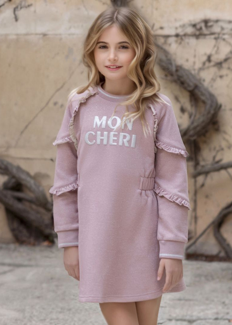 Vestido niña Rosa Palo MON CHERI Miranda 0301 - La boutique de AyA
