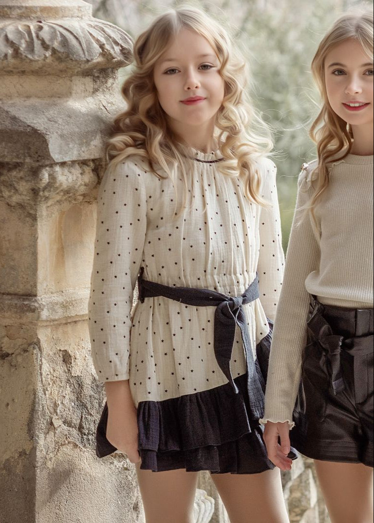 Vestido Niña Negro de Miranda 0305 - La boutique de AyA