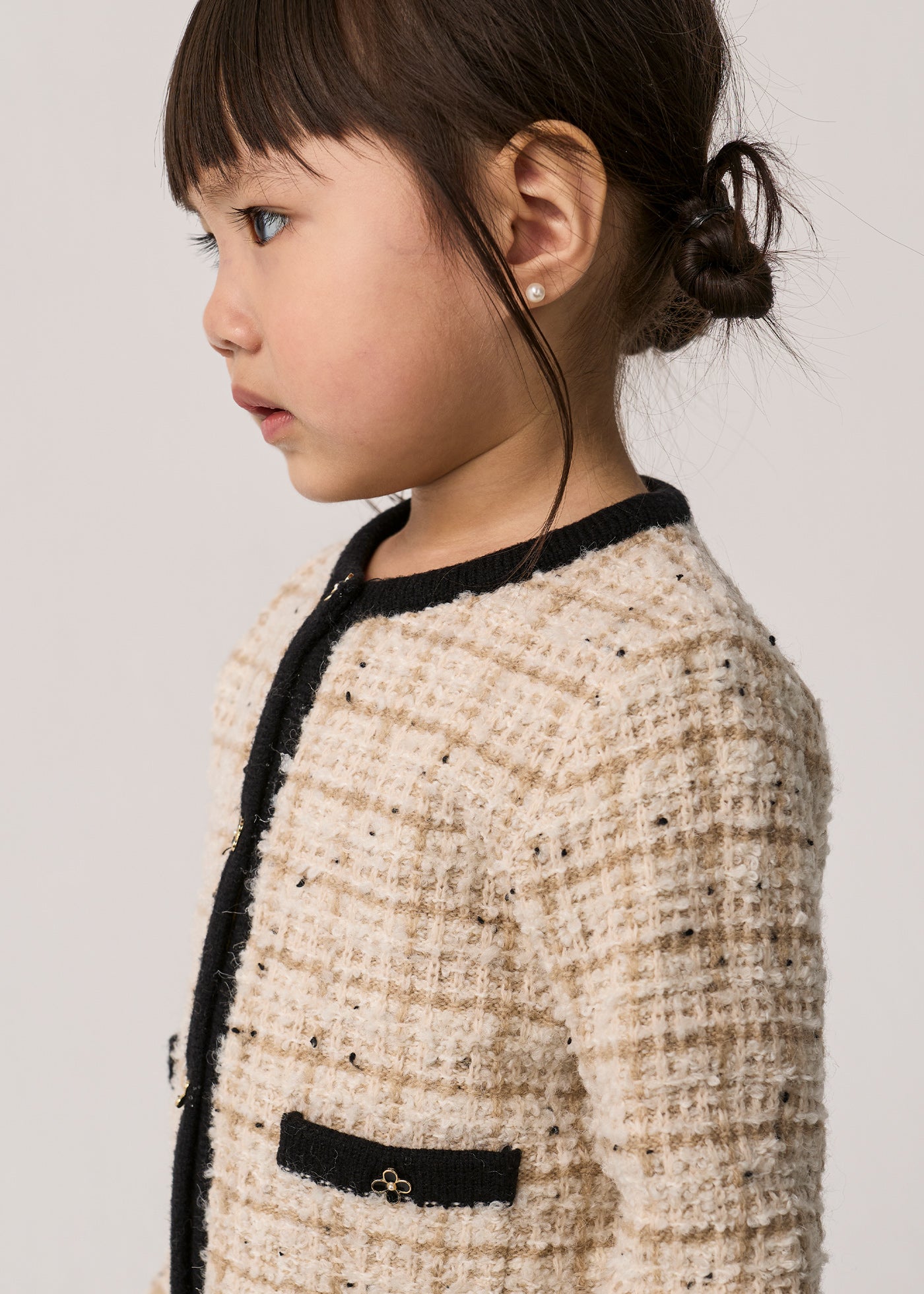 Conjunto de falda tricot mazapán para bebé niña Abel & Lula 05518 - imagen 2
