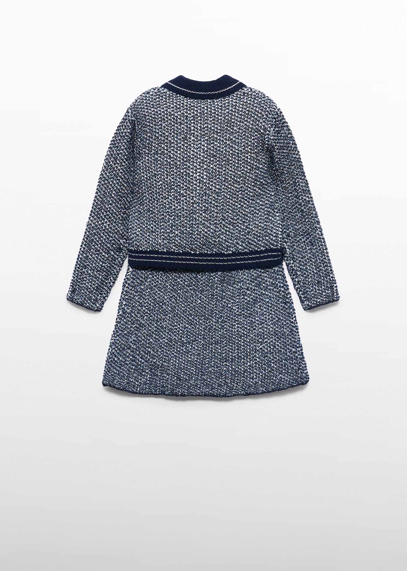 Conjunto de falda tricot azul para niña Abel & Lula 05596 - imagen 5