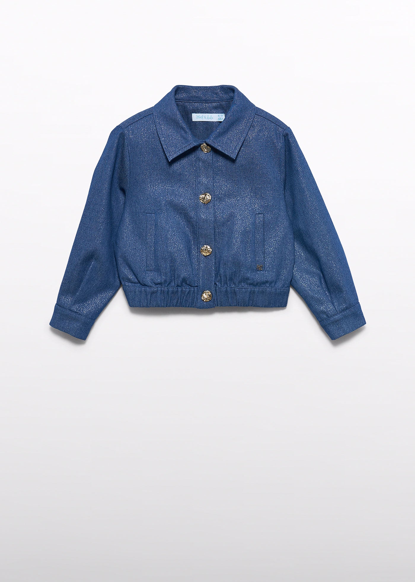 Chaqueta tejana brillo azul para niña Abel & Lula 05811 - imagen 2