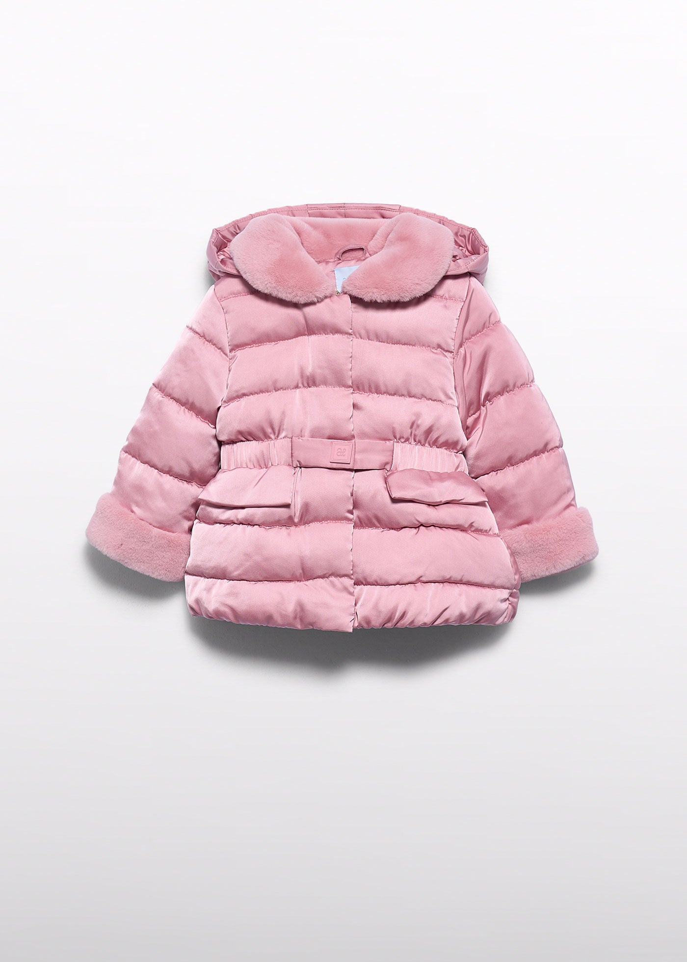 Chaquetón satinado pelo pétalo para bebé niña Abel & Lula 05873 - imagen 2