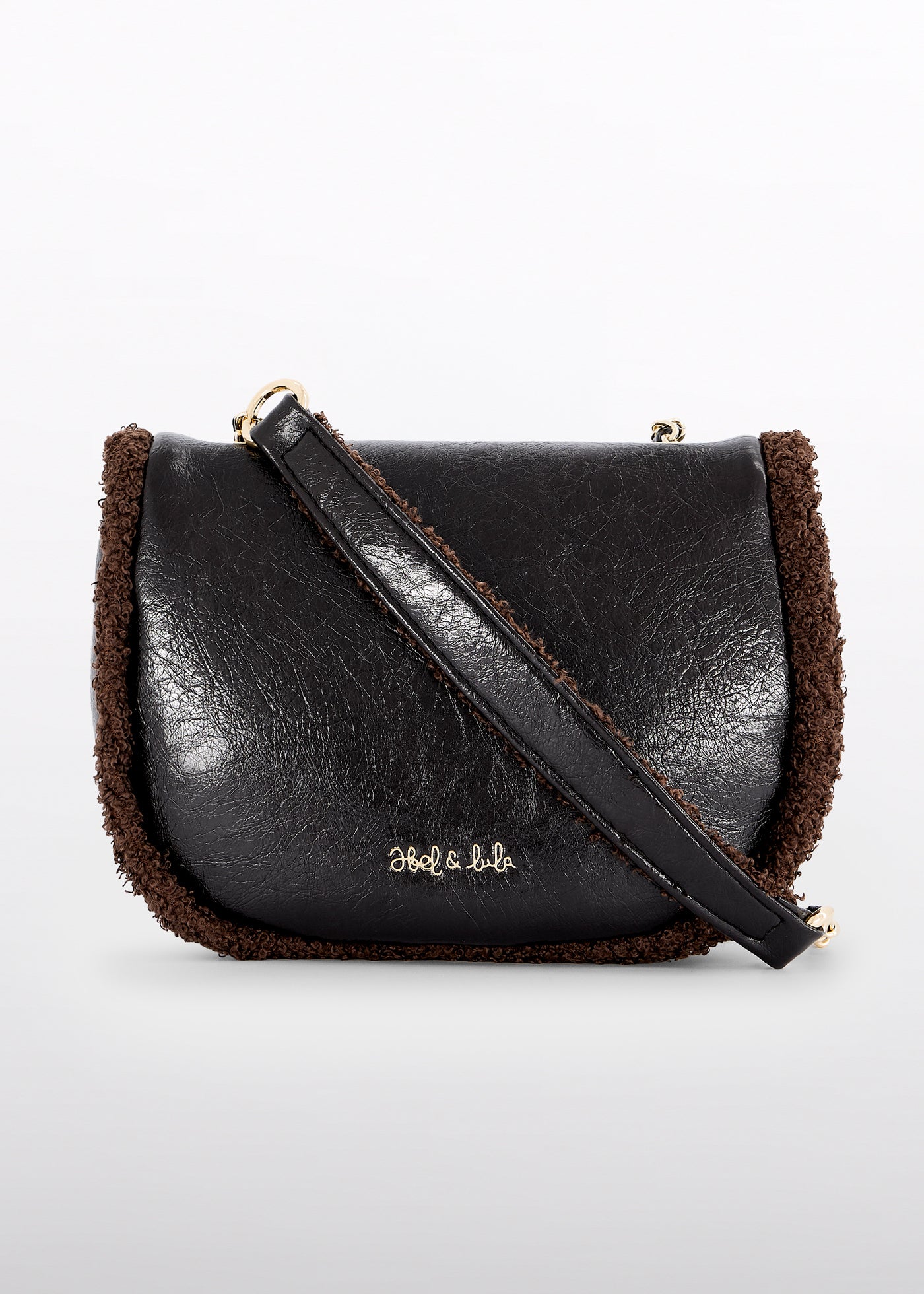Bolso borrego combinado topo oscuro para niña Abel & Lula 05938 - imagen 3