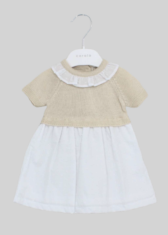 Vestido bebe arena 100% la boutique de aya 1010VE01 - La boutique de AyA La Boutique de AyA