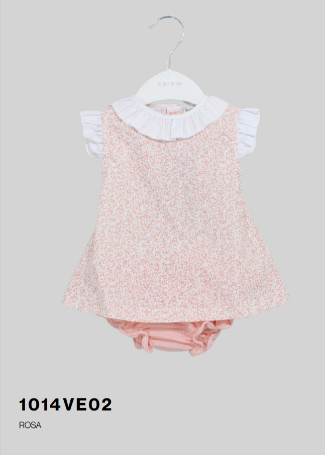 Vestido floral rosa La Boutique de AyA 1014VE02 T5 - La boutique de AyA La Boutique de AyA