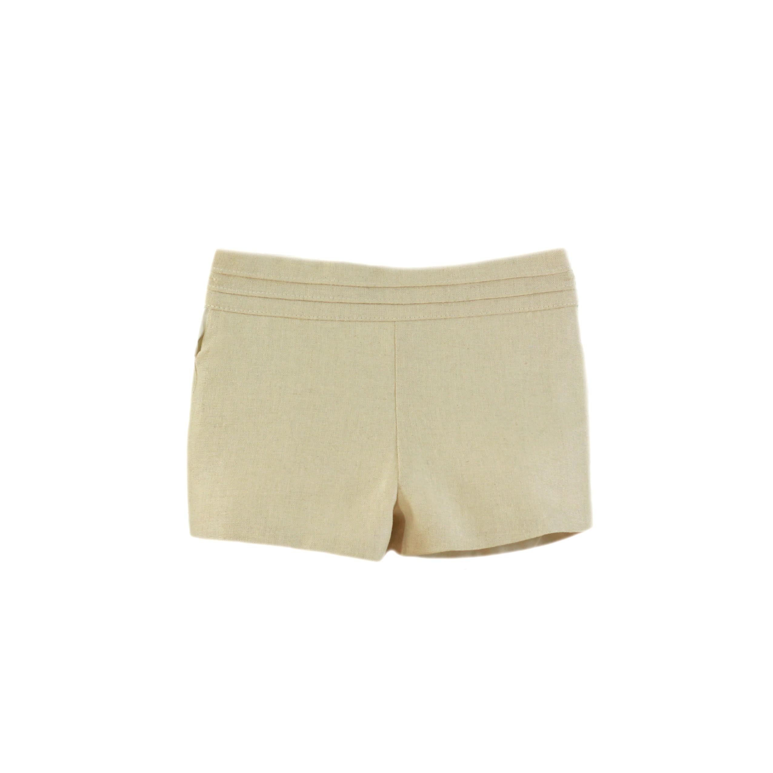 CONJUNTO MAS CHALECO BEBE NIÑO BEIG MIRANDA 0120 - La boutique de AyA Miranda