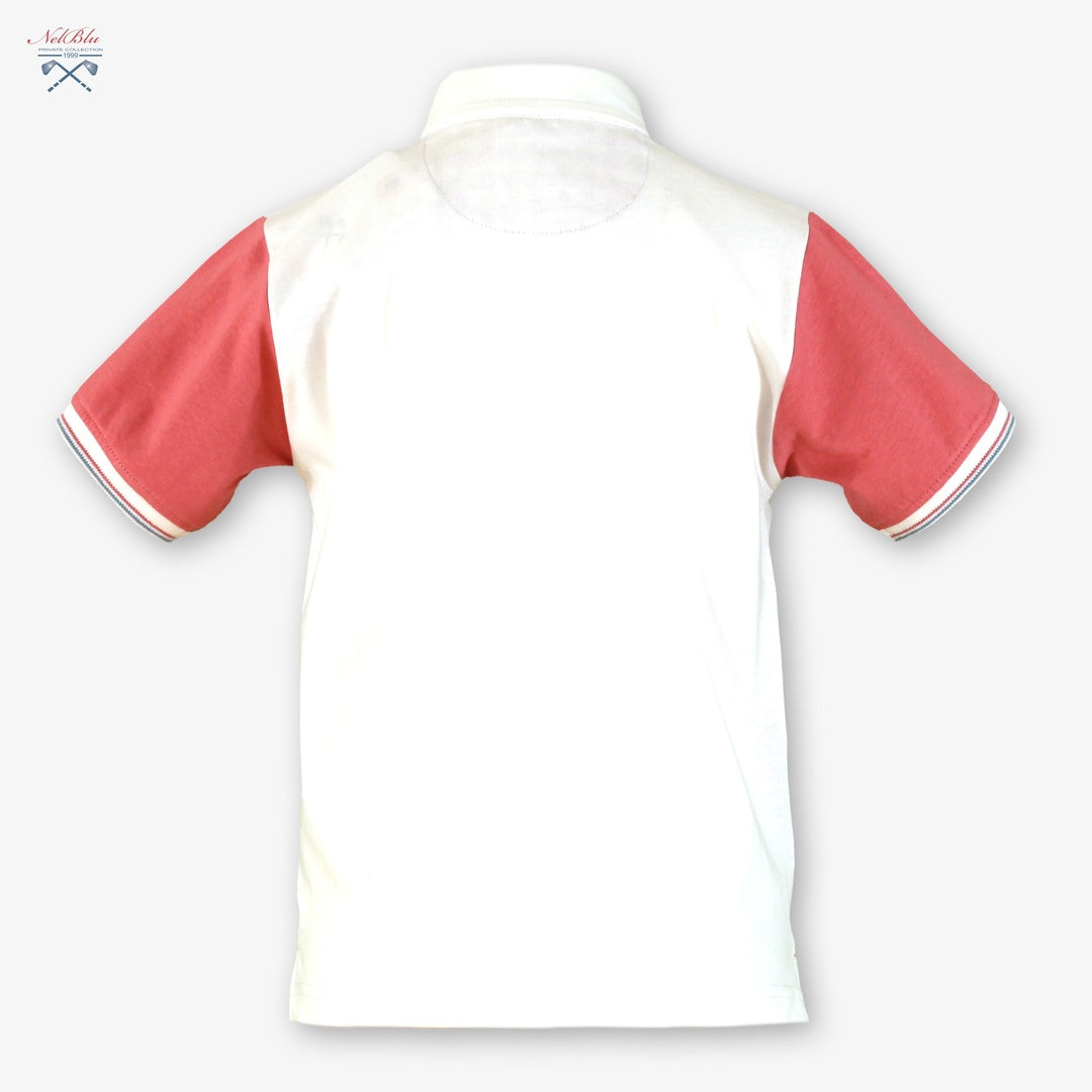 Polo de Niño 100% Algodón Nel‑Blu Bicolor 1301