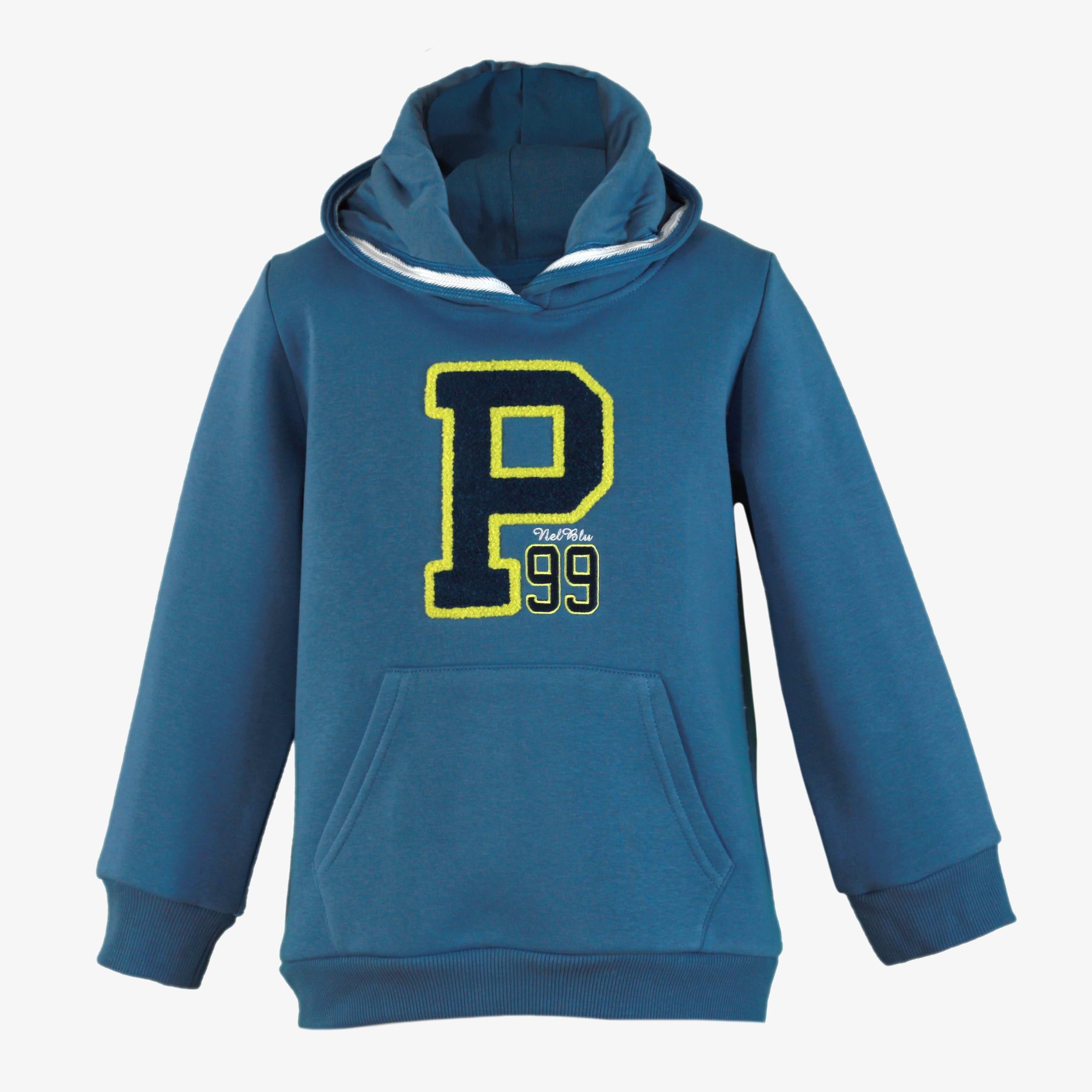 Sudadera infantil niño azulado Nel-Blu 1306