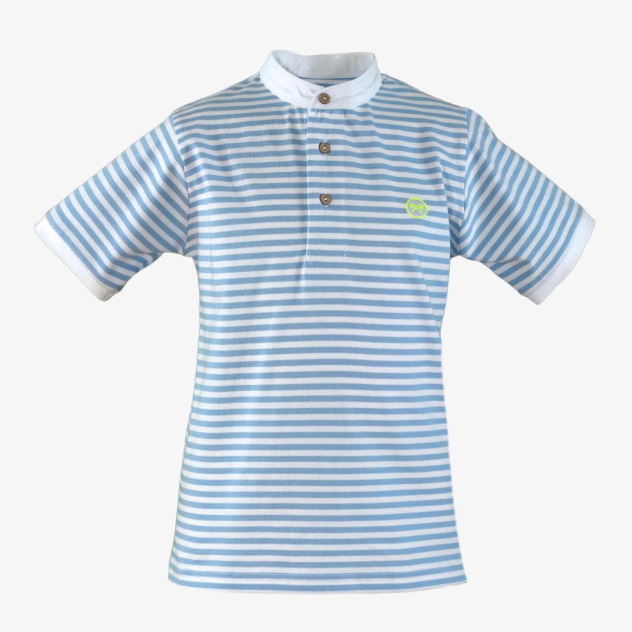 "Conjunto azul a rayas Nel-Blu 1310 con polo - La boutique de AyA NEL-BLU