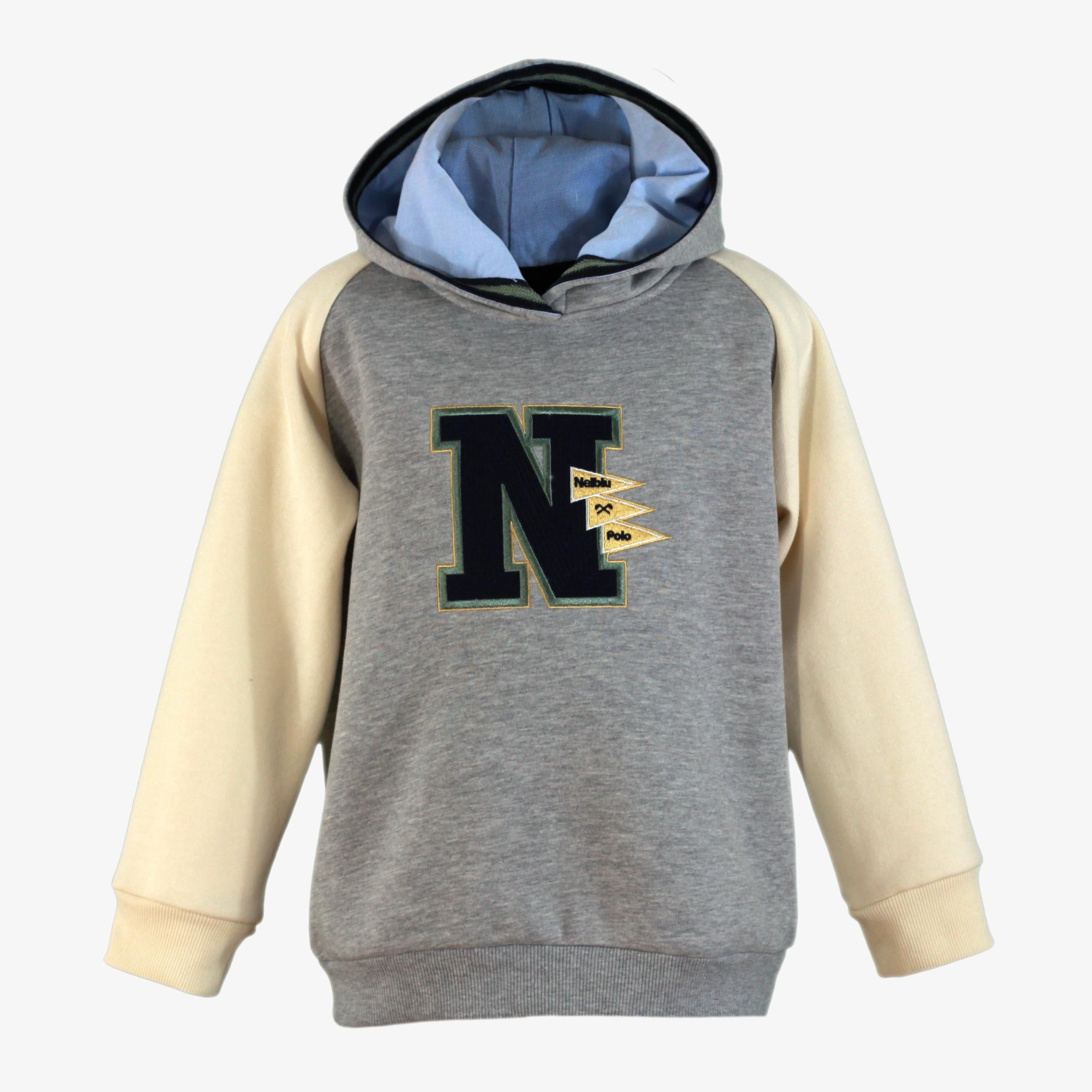 Sudadera infantil niño gris Nel-Blu 1314