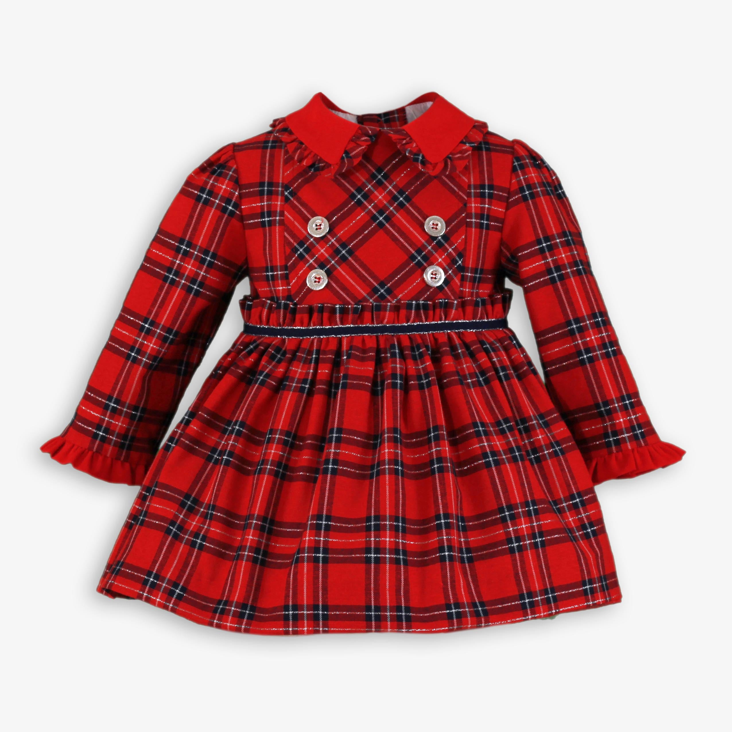 Vestido infantil niña rojo Miranda 0132