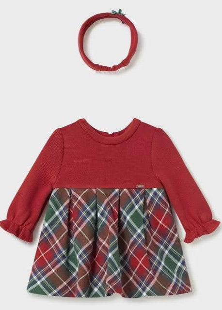 Vestido Navidad con turbante Mayoral 2829 - La boutique de AyA Mayoral