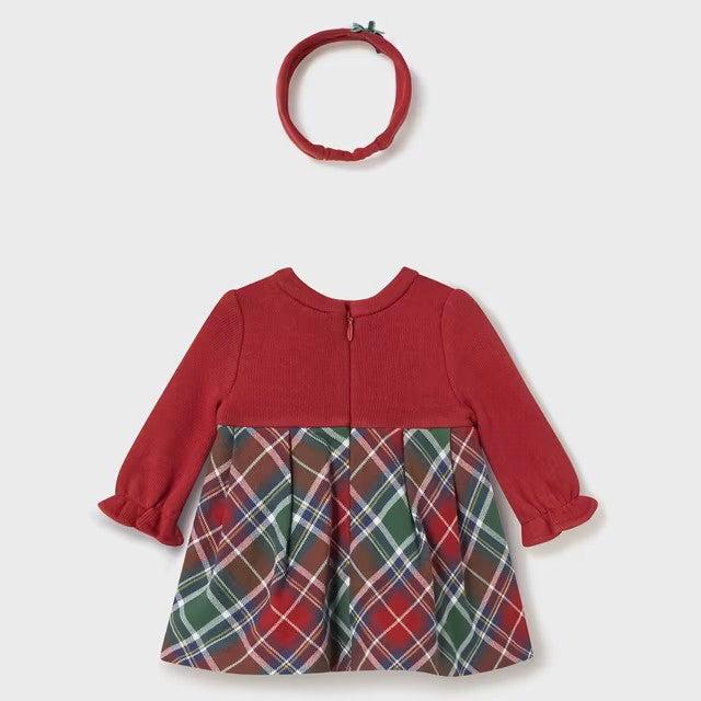 Vestido Navidad con turbante Mayoral 2829 - La boutique de AyA Mayoral