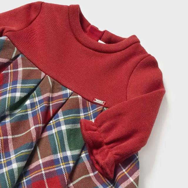 Vestido Navidad con turbante Mayoral 2829 - La boutique de AyA Mayoral