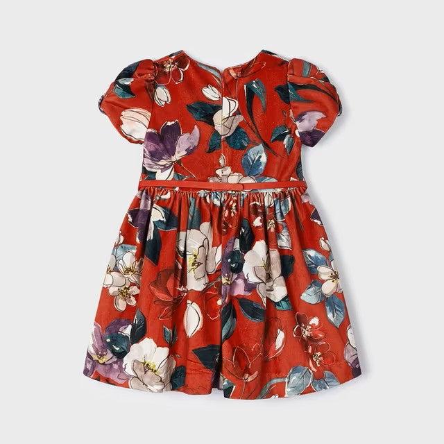 Vestido rojo infantil niña Mayoral 4989 - La boutique de AyA Mayoral