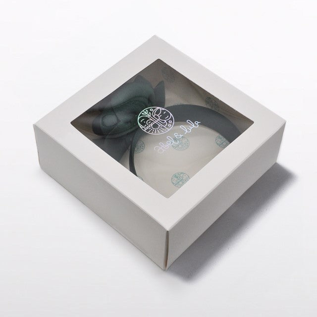 Diadema flor fieltro Verde Botella Abel y Lula - La boutique de AyA Abel y Lula