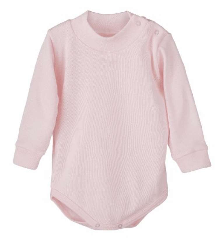 Body cuello cisne manga larga rosa Calamaro 1452