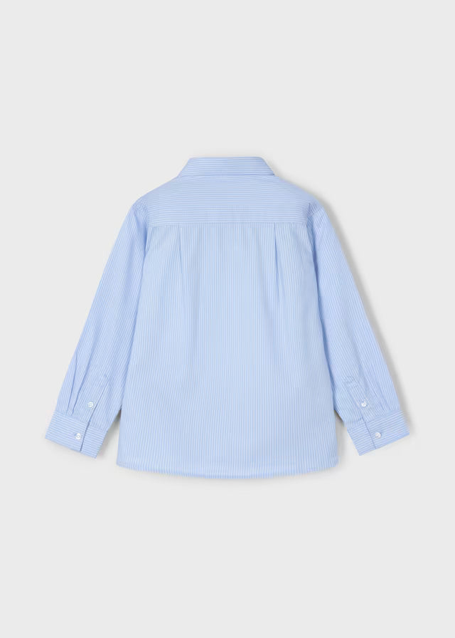 Camisa celeste rayas 00146 Mayoral