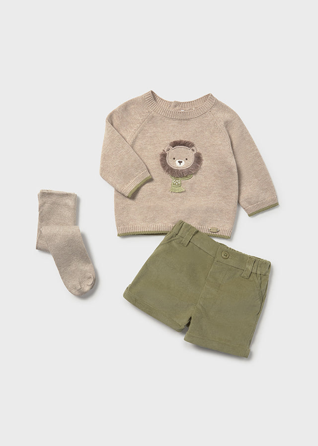 Conj. pantalon corto leotardo 02259 Mayoral