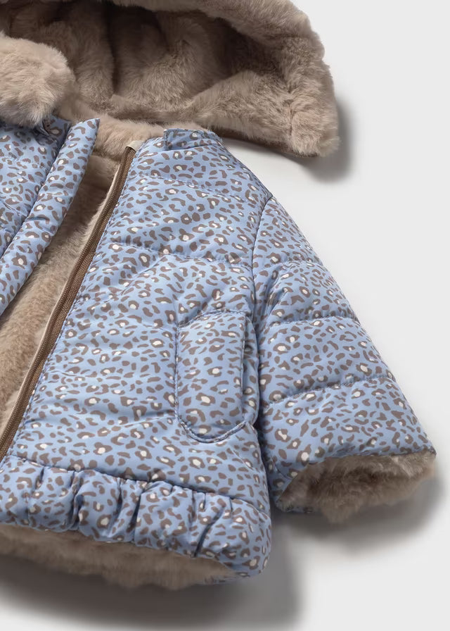 Chaquetón reversible recién nacida Dream blue | Mayora