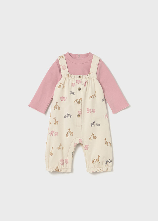 Conjunto orquidea peto estampado 02606 Mayoral