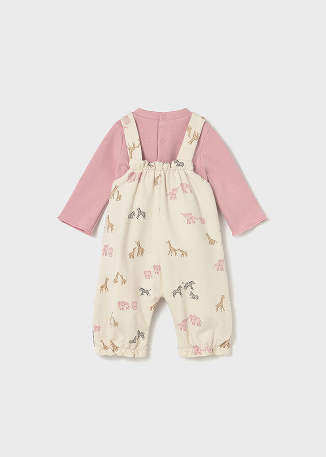 Conjunto orquidea peto estampado 02606 Mayoral