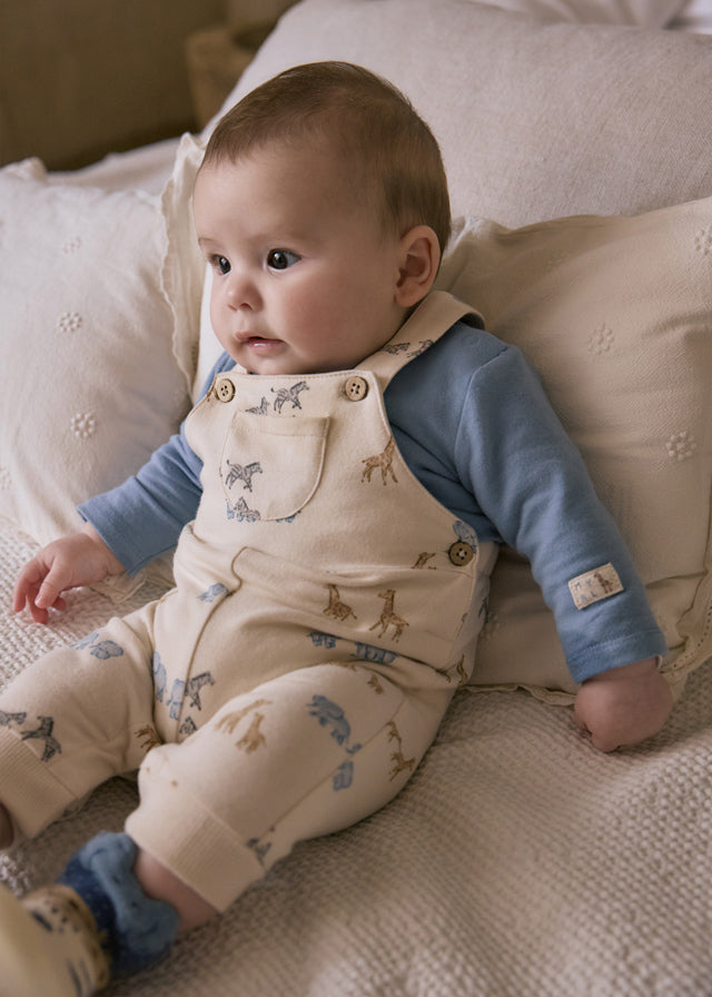 Conjunto blue peto estampado 02618