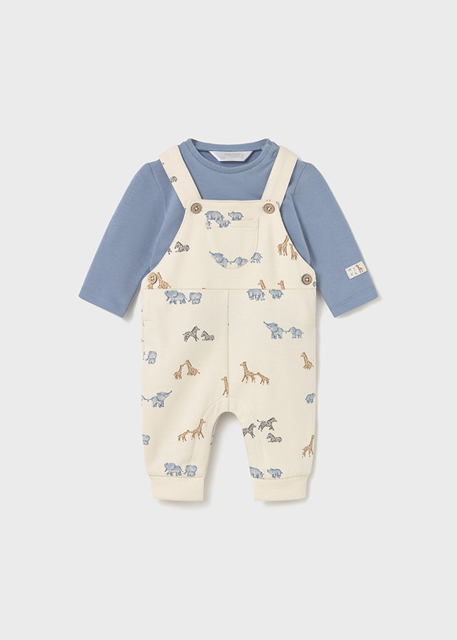 Conjunto blue peto estampado 02618