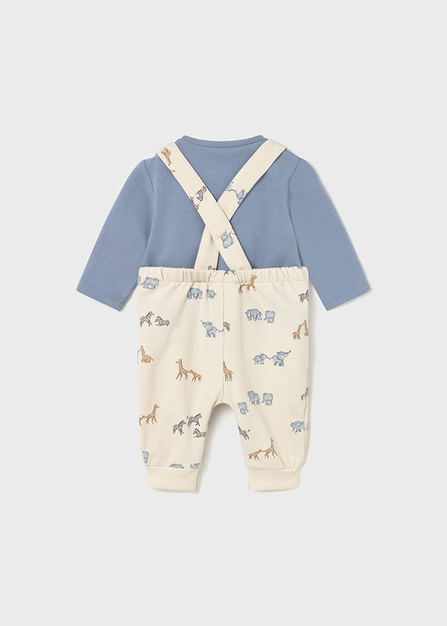 Conjunto blue peto estampado 02618