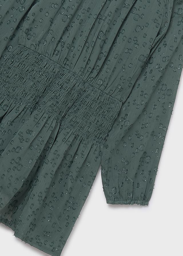 Vestido gasa lurex 07909 Mayoral - La boutique de AyA Mayoral