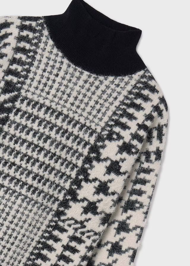 Vestido tricot pata gallo 07927 Mayoral