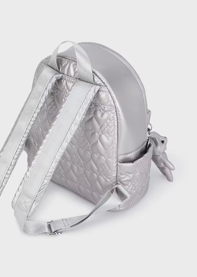 Mochila niña acolchada oro blanco 10122 Mayoral