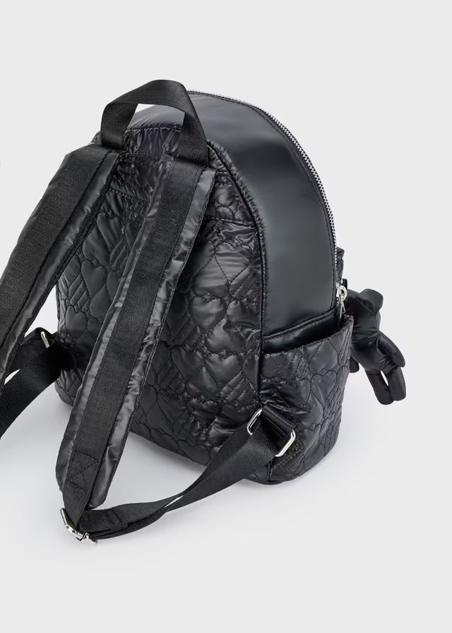 Mochila niña acolchada negra 10122 Mayoral