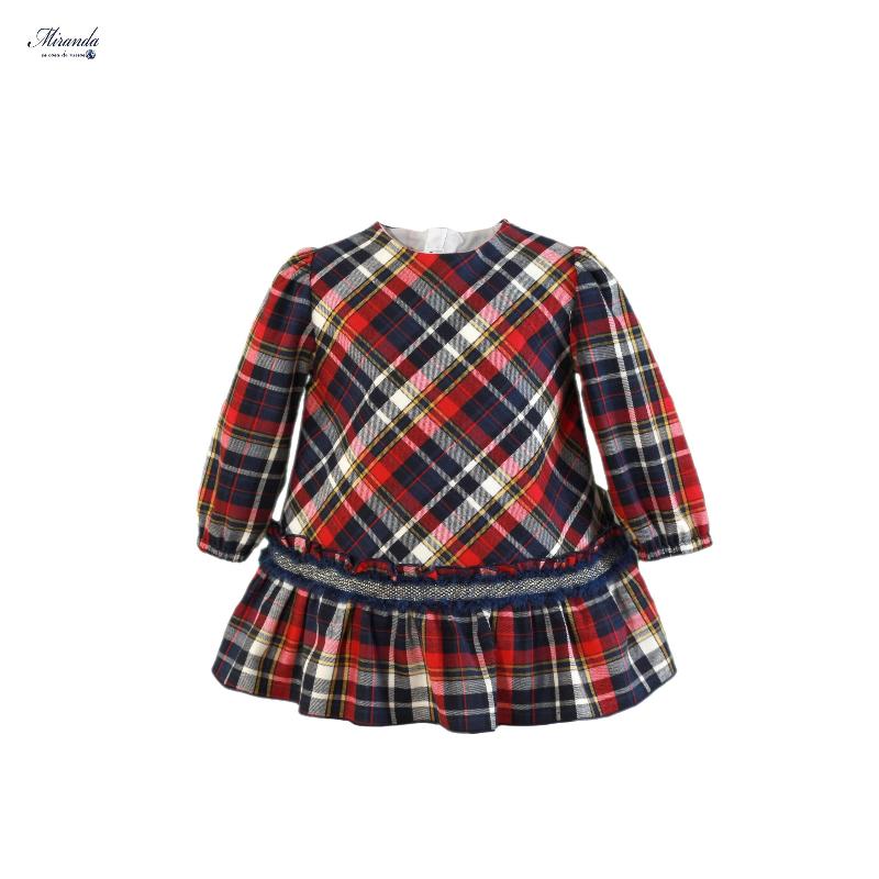 Vestido con braguita bebe navidad Miranda 0150 - La boutique de AyA Miranda