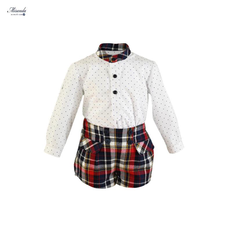 CONJUNTO BEBE NIÑO NAVIDAD MIRANDA 0151 - La boutique de AyA Miranda