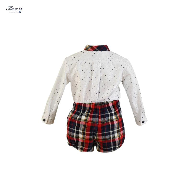 CONJUNTO BEBE NIÑO NAVIDAD MIRANDA 0151 - La boutique de AyA Miranda