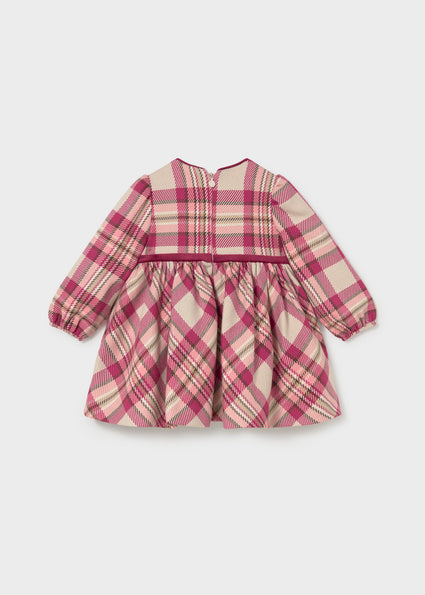 Vestido cuadros Framboise Mayoral para niña 02944-021 - vista 3