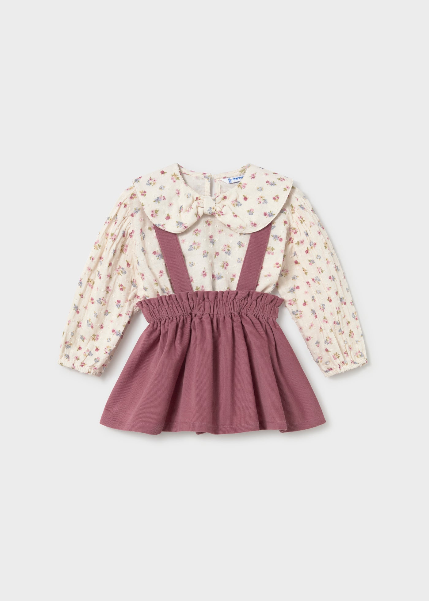 Conj. falda con tirantes Violeta Mayoral para niña 02950-040