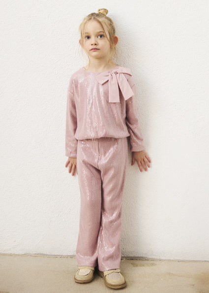 Conj. pantalon lentejuelas Cuarzo Mayoral para niña 04528-084 - vista 2