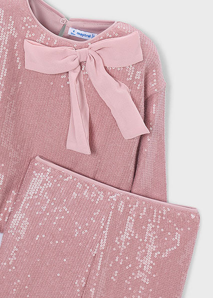 Conj. pantalon lentejuelas Cuarzo Mayoral para niña 04528-084 - vista 5