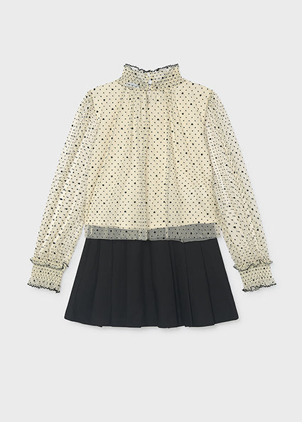 Conj. falda plumeti Negro Mayoral para niña 07946-006 - vista 5