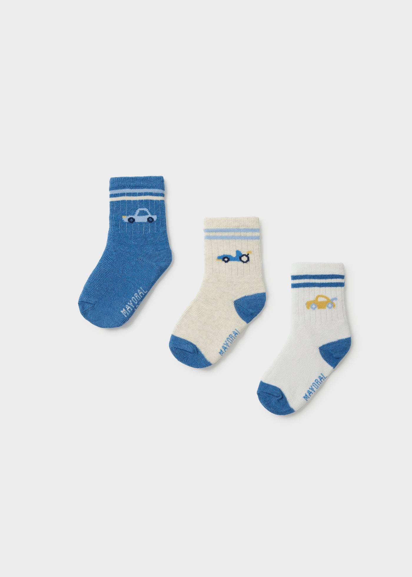 Set calcetines franjas Índigo Mayoral para niña 10249-087
